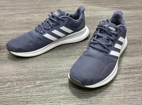 Adidas Runfalcon Low Top Laufschuhe Indigo Blau Herren Größe 11.  F36217