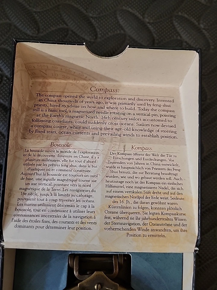 Authentic Models WWII Compass with Box - Image 2 of 4