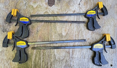 4 Irwin Quick-Grip 12" Bar Clamps, ratcheting clamps, no8 - Picture 2 of 8