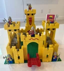 1979 Legoland Yellow Castle System 375/6075 Knights Tournament & Guards 677/6083