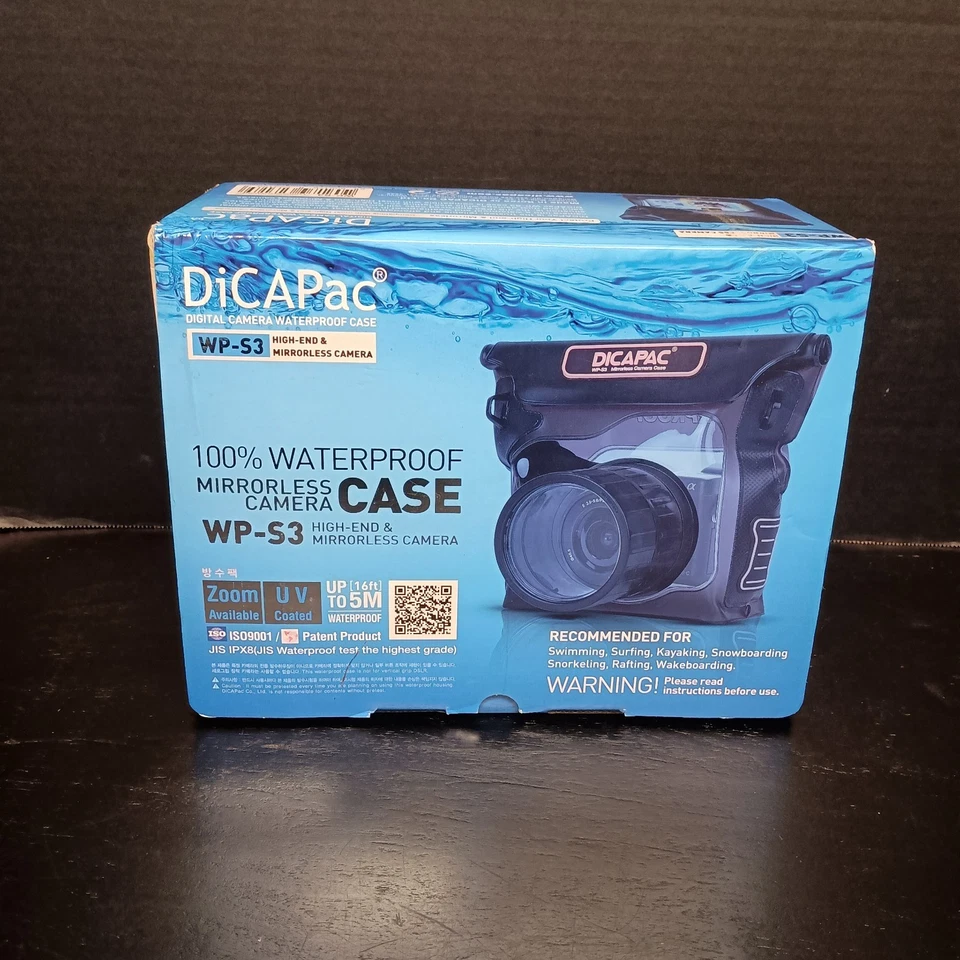 Estuche impermeable DiCAPac WP-S3 para cámaras digitales DSLR negro Foto 4 de 4