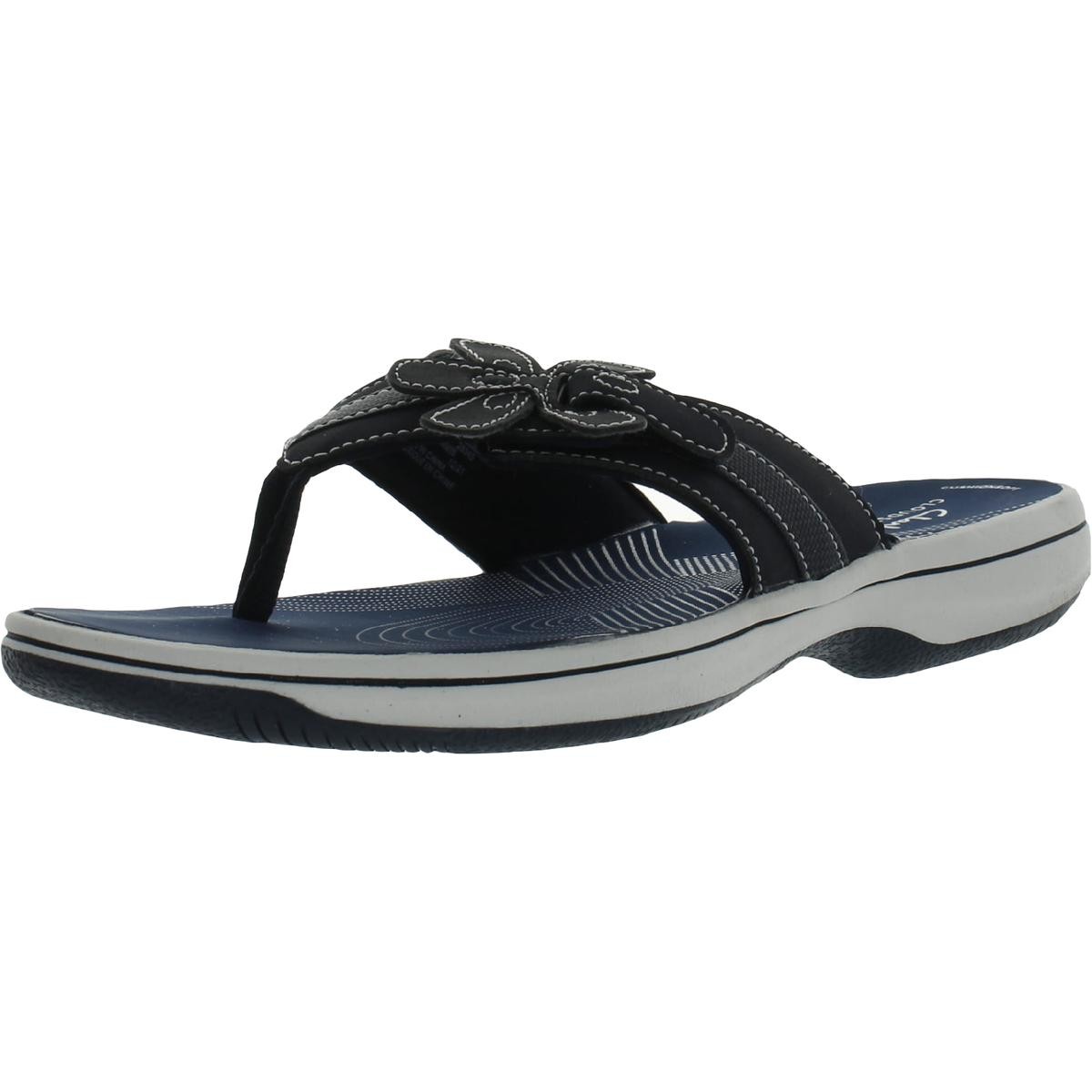 Женские босоножки-стринги BrinKley Flora H темно-синего цвета Cloudsteppers by Clarks BHFO 8626