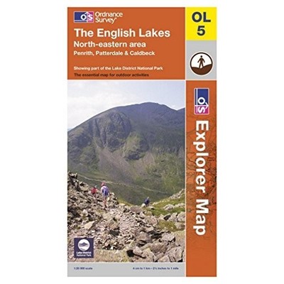 The English Lakes: North Eastern Area (E... by Ordnance Survey Sheet map, folded