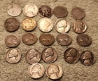 LOT OF 22 V, BUFFALO AND JEFFERSON OLDER NICKELS NICE MIX OF COINS