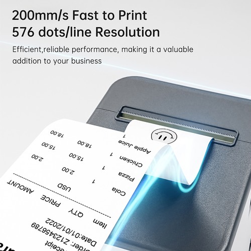 80mm Receipt Printer ESC/POS Thermal Printer Desktop Direct Print UK1 - Picture 11 of 14