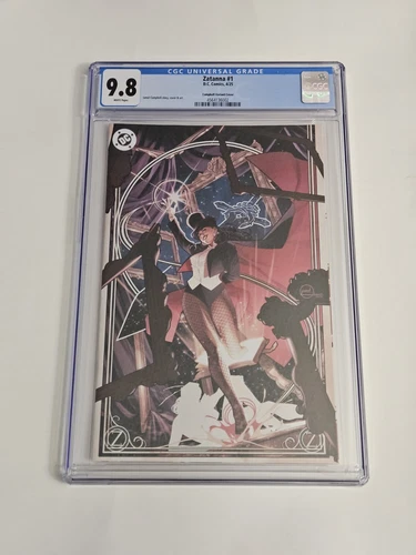 ZATANNA #1 DC CVR J INC 1:50 JAMAL CAMPBELL VARIANT CGC 9.8 1st APP LADY WHITE
