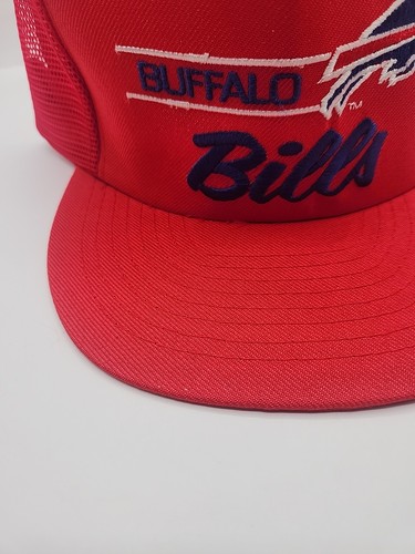 Gorra de malla vintage Annco bordada BUFFALO BILLS (ajustable a presión) - Imagen 4 de 13