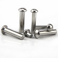 M8 Stainless steel semi-round head rivets solid percussion rivet GB867 8mm-100mm