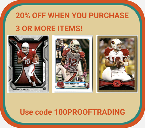 Arizona Cardinals 20-Card Lot – Floyd RCs, Ryan Williams, Peterson, Prizm - Picture 3 of 22