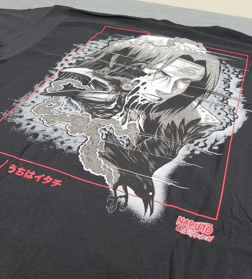 Camiseta Preta Primitive x Naruto Shippuden Clones Masculina Tamanho 2XL Nova com etiquetas - Imagem 3 de 4