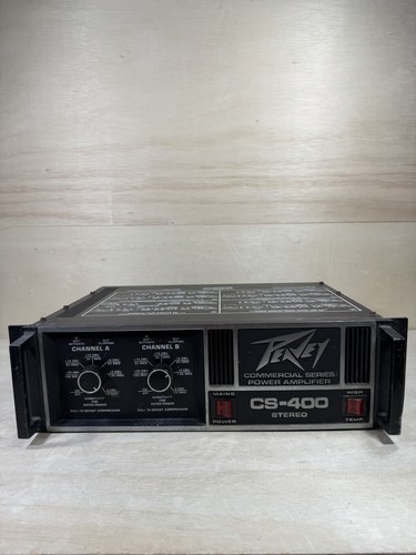 Peavey CS-400 Stereo Commercial Series Power Amplifier  - Picture 2 of 20