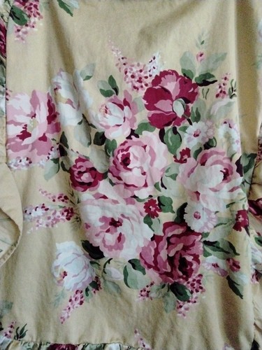 2 gelbe Blumen Rüschen Vintage Standard Kissenbezüge von Wamsutta - Bild 9 von 10