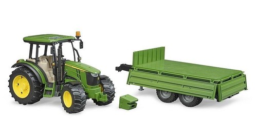 BRUDER John Deere 5115M with Tipping Trailer - B102108 - FARM TOY / TRACTOR - Picture 3 of 3