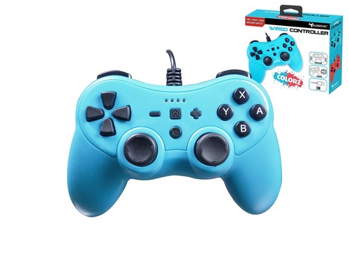 Subsonic Colours Controller (Nintendo Switch) ProS Wired Blue (Nintendo Switch)