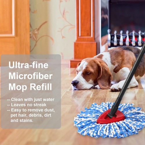 Spin Mop Refills O-Cedar Rinse Clean Replacement Heads - Picture 6 of 7