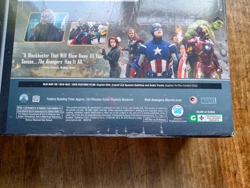 The Avengers Blu Ray Collectible Gift Set Best Buy Exclusive 3D Lenticular - Foto 4 di 6