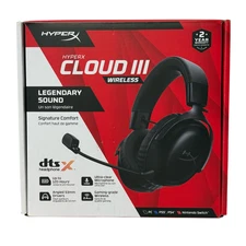 HyperX Cloud III Wireless Gaming Headset Black (NO MIC) READ