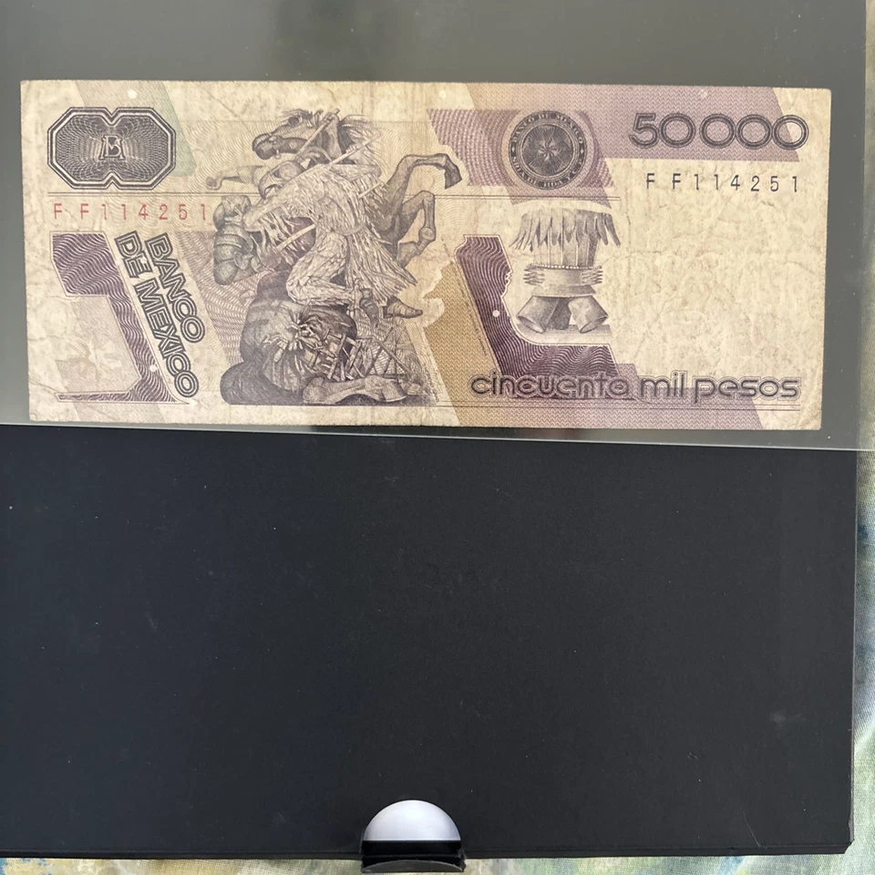 México, 50.000 (50000) Pesos, 1987, AA-A, Foto 4 de 4