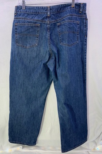 Jean LL Bean Calce Clásico Mujer Petite 16 16P Azul Denim Pierna Recta Lavado Medio - Imagen 2 de 8