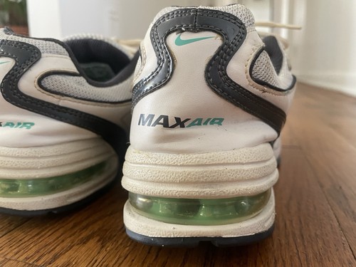 Scarpe da corsa Nike Air Max Turbulence IV 2009 grigio acqua nero 396642-001 taglia 8 - Foto 7 di 21