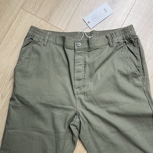 Folk - Men's Linen Blend Trousers Prime - Large - Khaki Green - RRP £125 BNWT - Picture 5 of 11