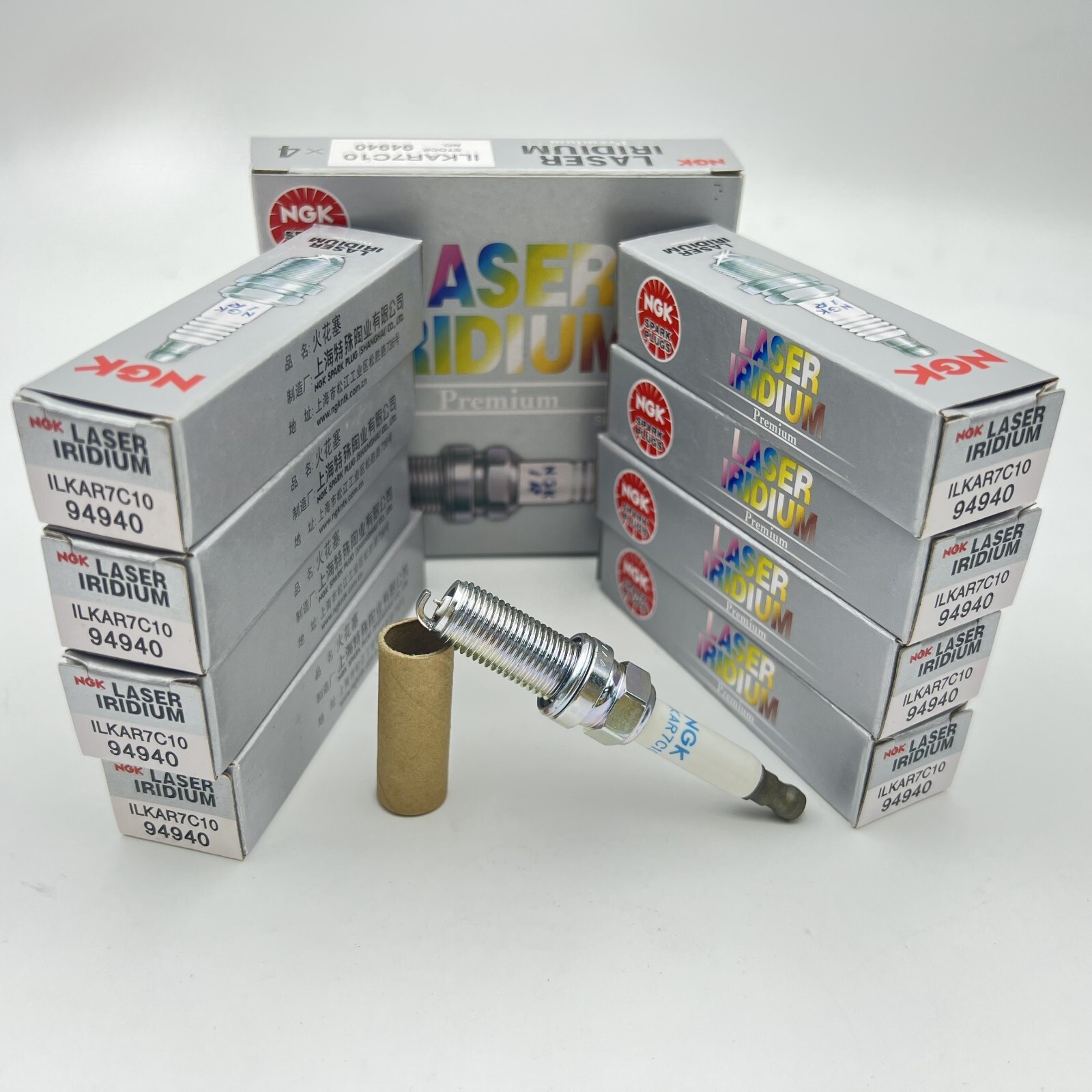8 pack NGK 94940 Laser Iridium Spark Plug ILKAR7C10
