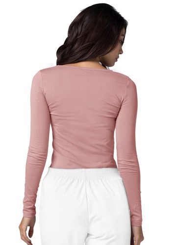 Adar 2 Pack Women's Comfort Long Sleeve T-Shirt/Underscrub Tee - Picture 52 of 217