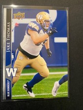 Jake Thomas (Acadia U) - 2021 Upper Deck CFL Card #159