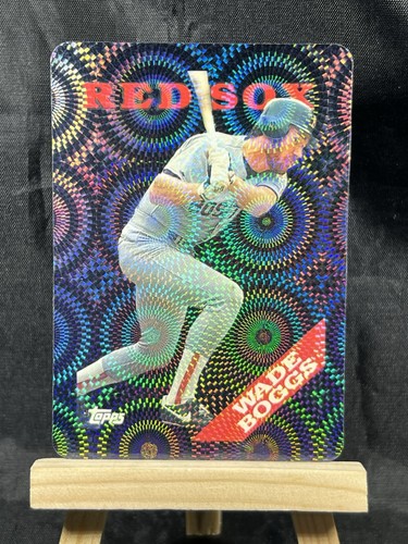 Wade Boggs Custom Art Card Refractor Artist’s Auto * See Video - Bild 1 von 2