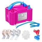 Ballonpumpe Elektrisch 600W Ballongirlande Bogen Kit Luftgebläse Inflator D3117