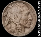 1915-D Buffalo Nickel- Very Fine+ Semi Key Better Date No Reserve #J2054