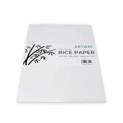 Artway Chinese Sumi Rice Paper Pad - 35gsm - 9" x 12" (48 Sheets)