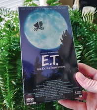 MCA Home Video E.T. The Extra-Terrestrial VHS NTSC Full Screen Hi-Fi Stereo 1982