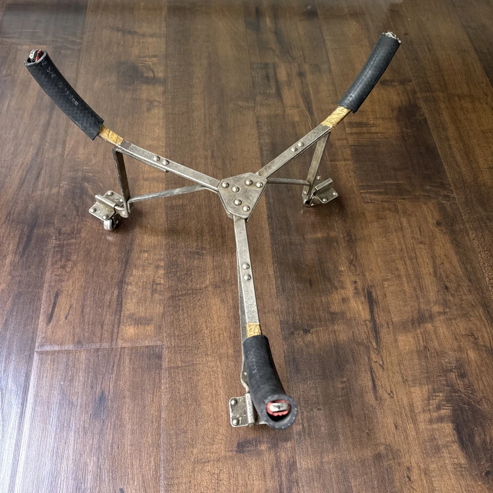 Soporte Tom Cradle vintage extremadamente raro años 20-30 con ruedas Foto 2 de 4