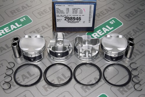 JE FSR Forged pistons 86.0mm STD -5.5cc 9.0:1 for Genesis Coupe 2.0 Theta 298946 - Picture 2 of 9