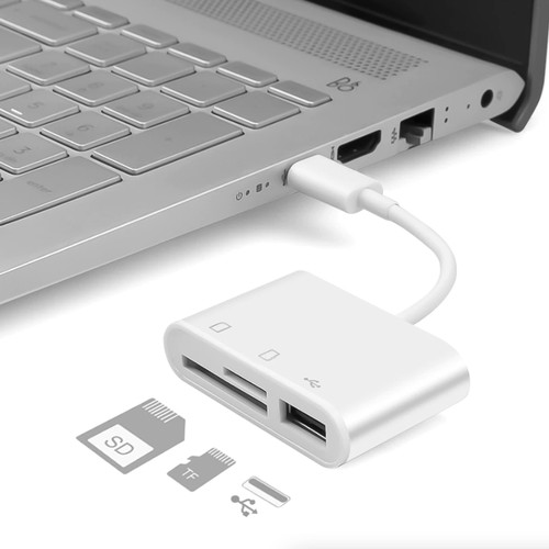 3in1 USB C to Type-C HDMI 4K USB 3.0 Adapter Converter Cable Hub For Mac Air Pro - Picture 9 of 16