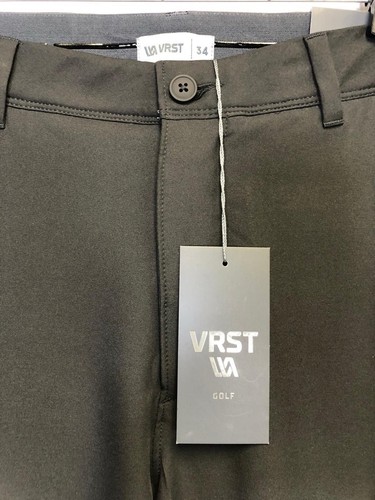 VRST Fairway Golf Joggers Pants Mens Size 34 Black Polyester Spandex - Picture 3 of 12
