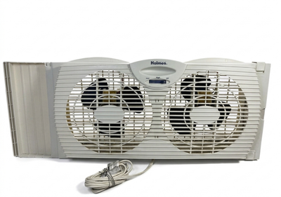 Holmes HAWF2021-WMUM Dual Blade Twin Window Fan 7 Inch White | eBay