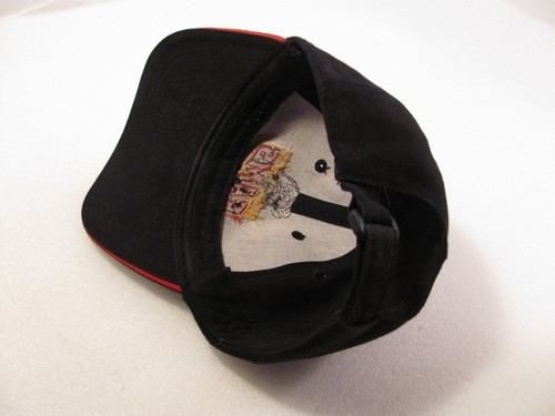 Red Lake Rams Hat YOUTH SIZE Boys7-14 Black Adjustable Vtg Logo Cap MiLH Fersten - Picture 8 of 10