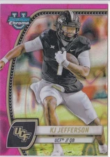 2024 Bowman Chrome U KJ JEFFERSON Pink Lava Refractor #116 UCF