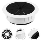 Copriforo passacavo da scrivania da 10 pezzi - Copriforo passacavo flessibile