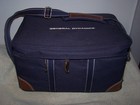 NAVY BLUE Picnic Set Insulated Travel Cooler Bag W/Service For Two - NICE