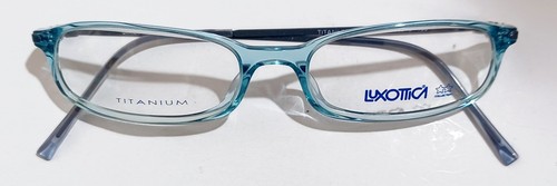LUXOTTICA 1802 L1006 Eyeglasses TRANSPARENT GREEN New Plastic Titanium 49-15-135 - Picture 12 of 13