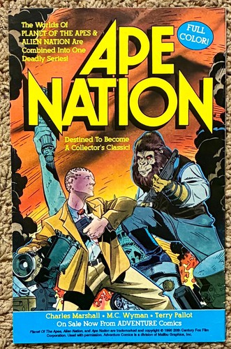 Planet der Affen: Urchak's Folly #2 (Adventure Comics 1991) Schwarzweiß Kunst sehr guter Zustand/sehr guter Zustand 5.0 - Bild 2 von 2