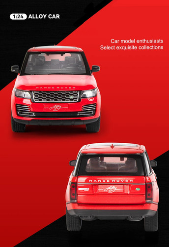 1:24 Range Rover Sport SUV Diecast Car Model Simulation Sound Light Boy Kid Gift - Picture 8 of 28