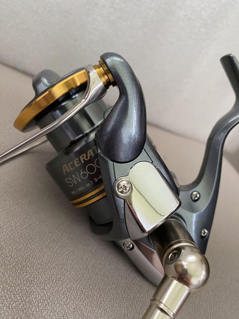 Shimano TwinPower SW 6000HG Saltwater Spin Fishing Reel Used