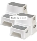 2 Step Stool for Kids, Sturdy Double Step Stool for Toddlers, Anti-Slip (A84)