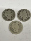 1915-S, P & D Mint Silver Barber Quarters (I#016)