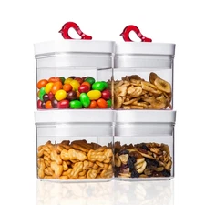 Airtight Food Storage Container Set 3 Pack, BPA Free Kitchen Pantry Organizat...
