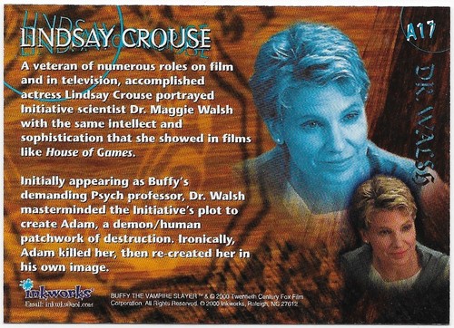 Buffy the Vampire Slayer Season 4 Master Set with Card Album Inkworks 2000 - Picture 19 of 24